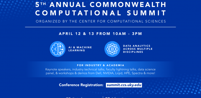 5th Annual Commonwealth Computational Summit (CCS) April 12 and 13, 2022